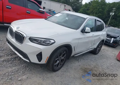 2024 BMW X3 Sdrive30I из США, поврежденный, VIN 5UX43DP09R9T83837